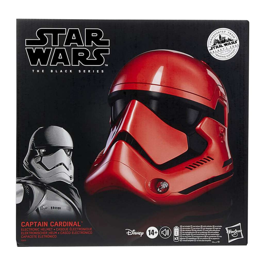 Star Wars the Black Series Galaxy’s Edge Captain Cardinal Electronic Helmet